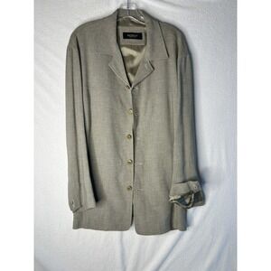 Bachrach Italian Men's Linen Blazer Jacket  Size Large *Gorgeous*!